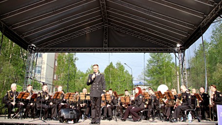 II военно-музыкальный фестиваль "Виват, Амур!" в Тынде
