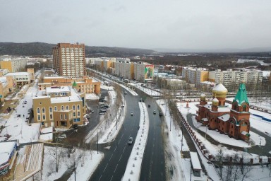 АО «Асфальт» завершает работы по ремонту автомобильных дорог в городе Тынде