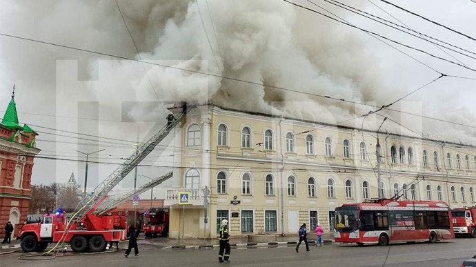 В Туле 57 человек эвакуировали из госпиталя из-за пожара