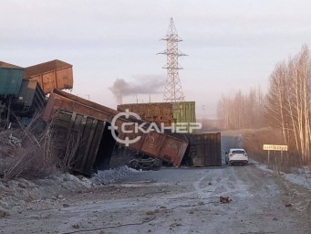 Сход  вагонов на перегоне Горелый – Бамовская Забайкальской железной дороги