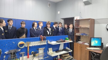 Экскурсия лицеистов БАмИЖТ на производственный участок Тында-Северная