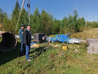 ​Тренировка по ликвидации аварий на сетях тепло-водоснабжения