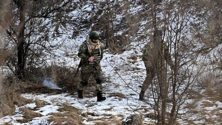 Карта спецоперации на Украине 19 февраля