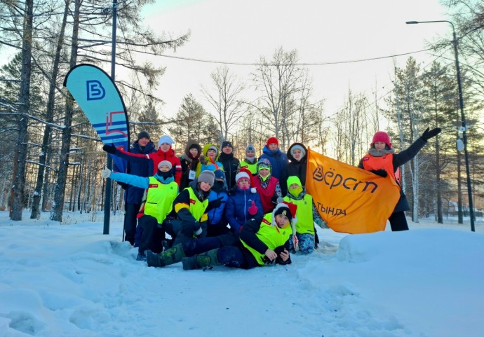 Первый старт 5 вёрст 2026-го года в Тынде Первый старт 5 вёрст 2026-го года в Тынде