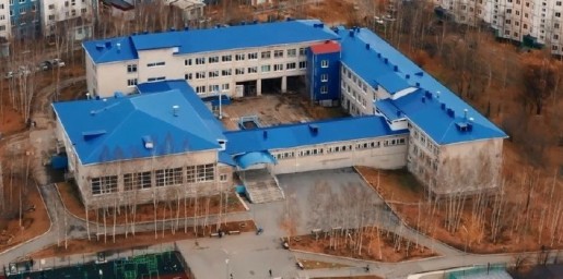 Продолжается капремонт школы №7 в Тынде.