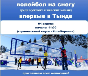 Открытый межрегиональный турнир по волейболу на снегу! Открытый межрегиональный турнир по волейболу на снегу!