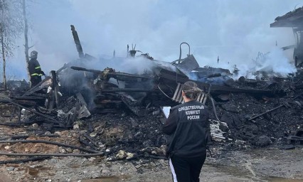 В Тынде возбуждено уголовное дело по факту гибели трех человек при пожаре в жилом доме