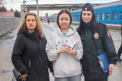 Тындинские транспортные полицейские на железнодорожном вокзале провели акцию «Внимание, поезд»