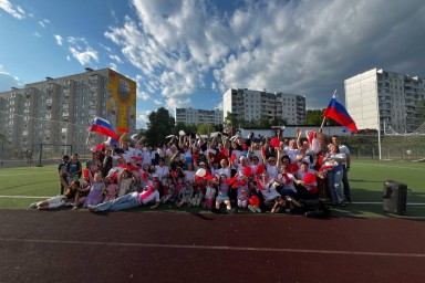Флэш-моб посвященный празднику «День России»