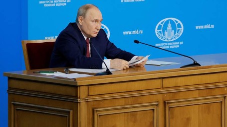 Путин назвал условия для переговоров по Украине