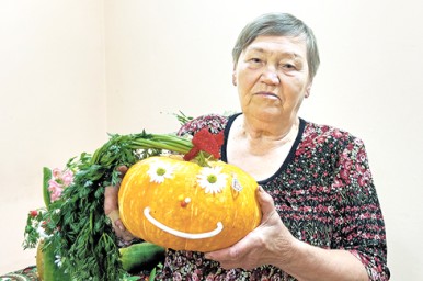 А у нас на БАМе тыковки с глазами