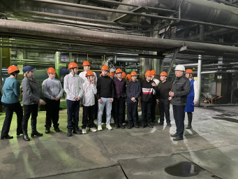 Школьники Первомайской школы на экскурсии в "ЖДК Энергоресурс".