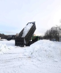 Началась подготовка к возведению снежных горок