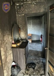 В Соловьевске Тындинского округа ликвидирован пожар в жилом доме