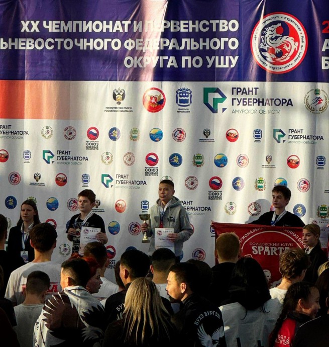 "Варяг" блеснул на Чемпионате ДФО по ушу: две золотые медали. "Варяг" блеснул на Чемпионате ДФО по ушу: две золотые медали.