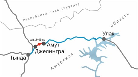Открыли новый разъезд 2406 км на БАМе
